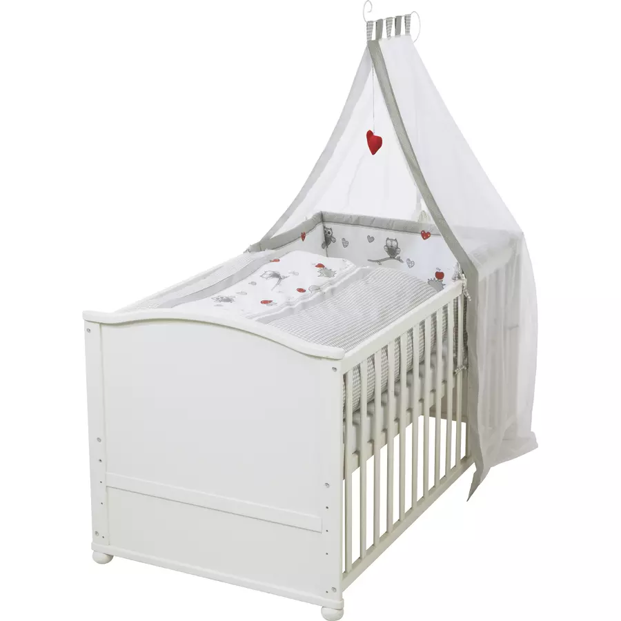 roba Kombi-Kinderbettset weiß Adam & Eule