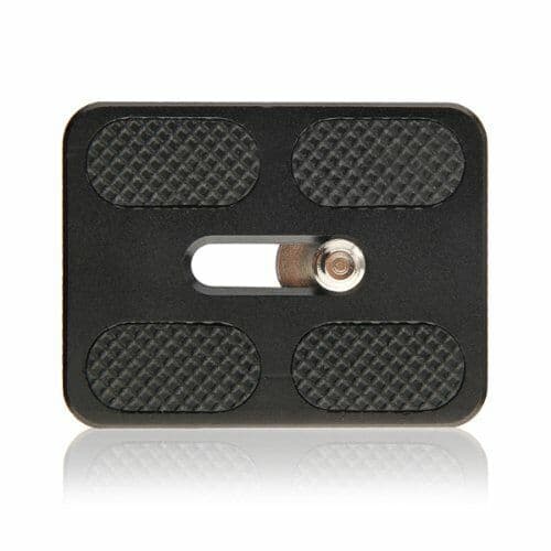 PU50 Kamera stativ monteringsplade Quick release plade til DSLR kamera Sort