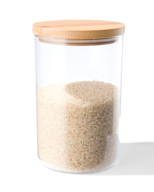 pot de conservation en verre 1.7L uni