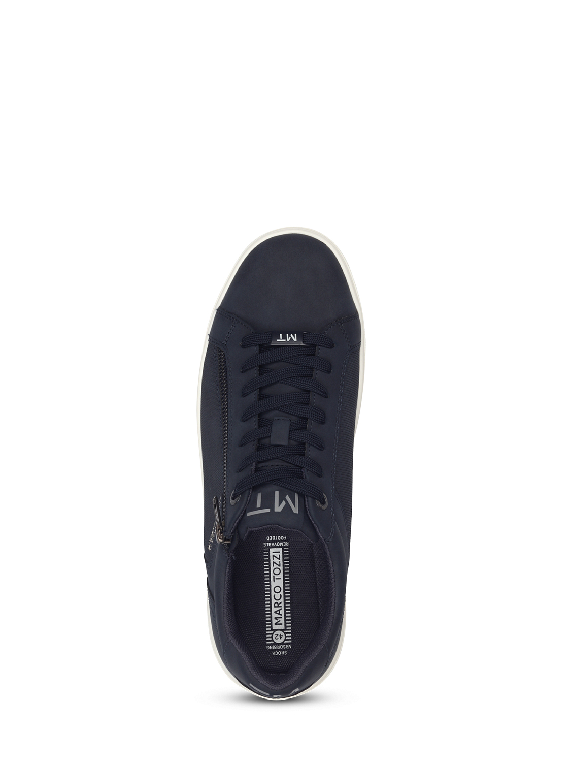 Marco Tozzi Navy Zip Sneaker
