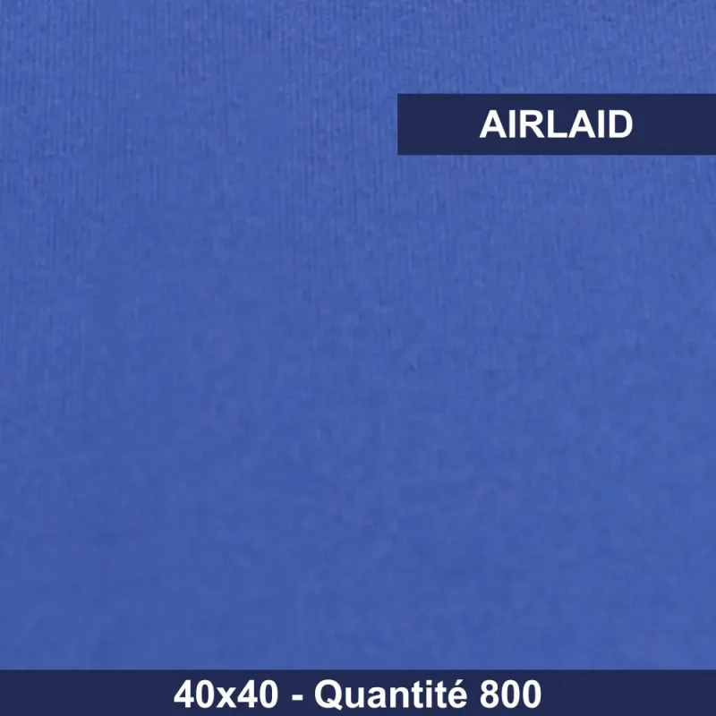 RO.IAL - Serviette de table Airlaid Filf'Soft - 40x40 - Bleu marine - x800