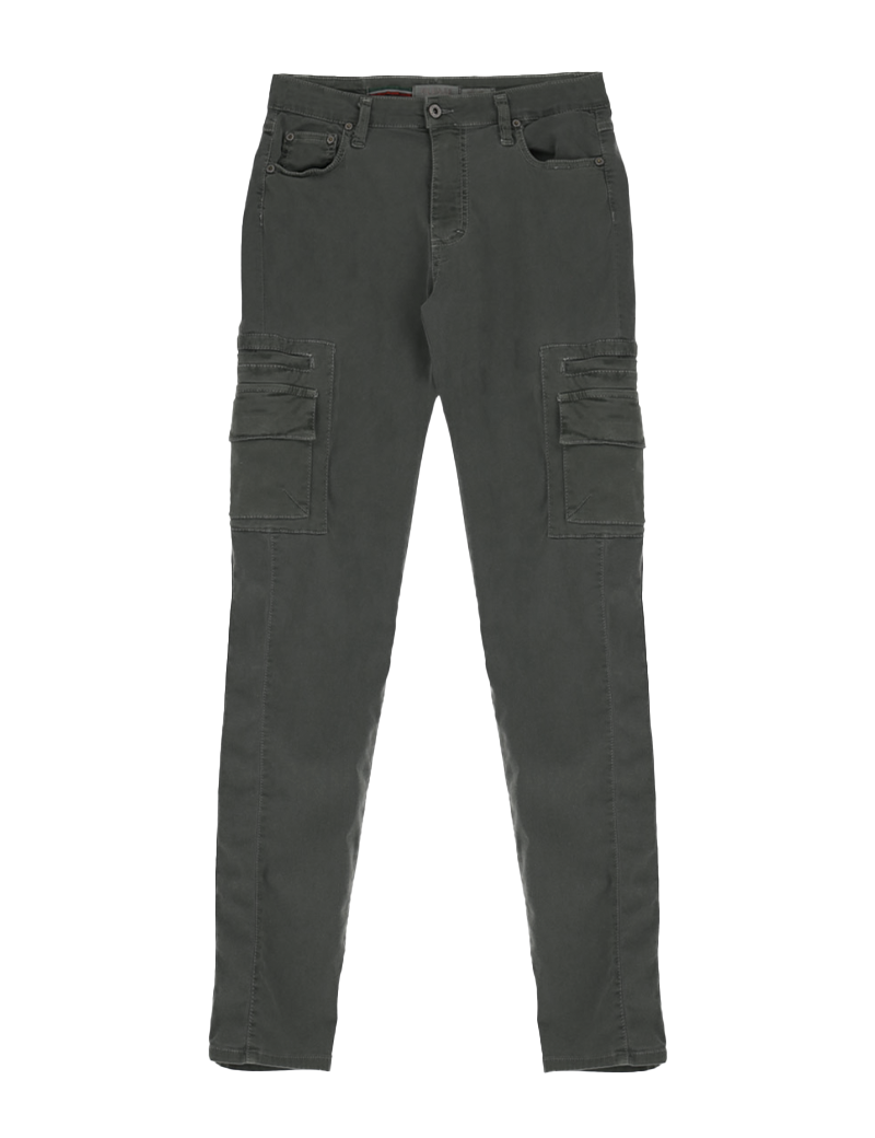 PLEASE PANTALON COUPE CARGO NOIR