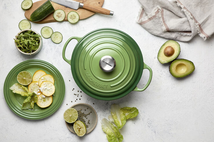 Le Creuset Tallerken 22 SIGNA Bamboo Gr Bamboo green