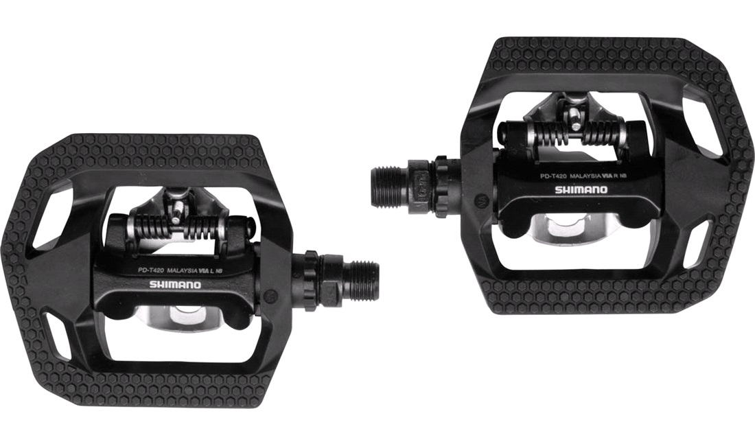 Shimano Pedalsæt Touring / Trekking / MTB PD-T421 SPD Sort