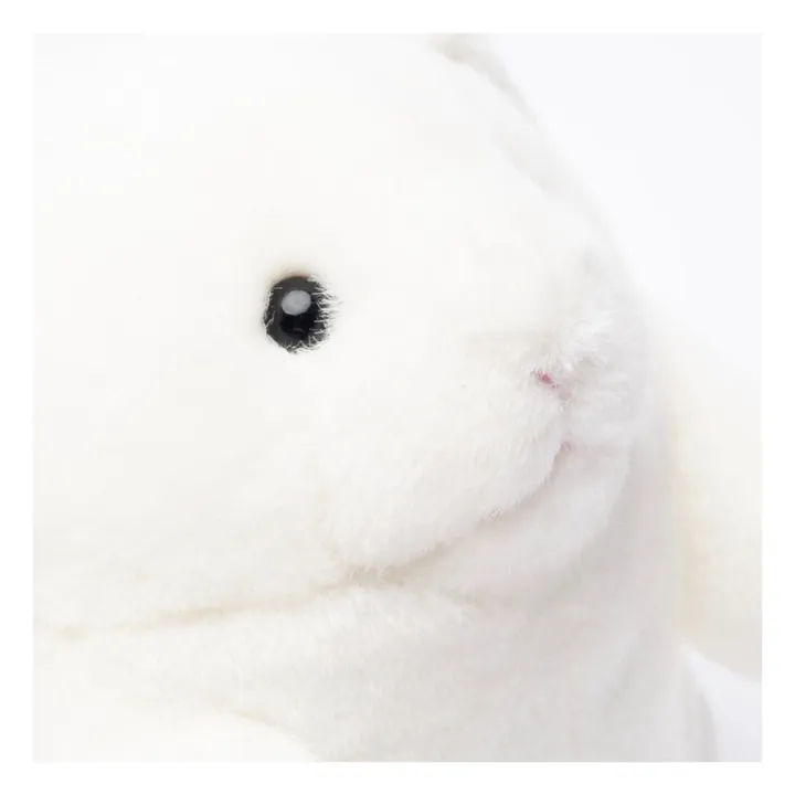 La Pelucherie Peluche Roodoodoo Lulu le Lapin | Blanc