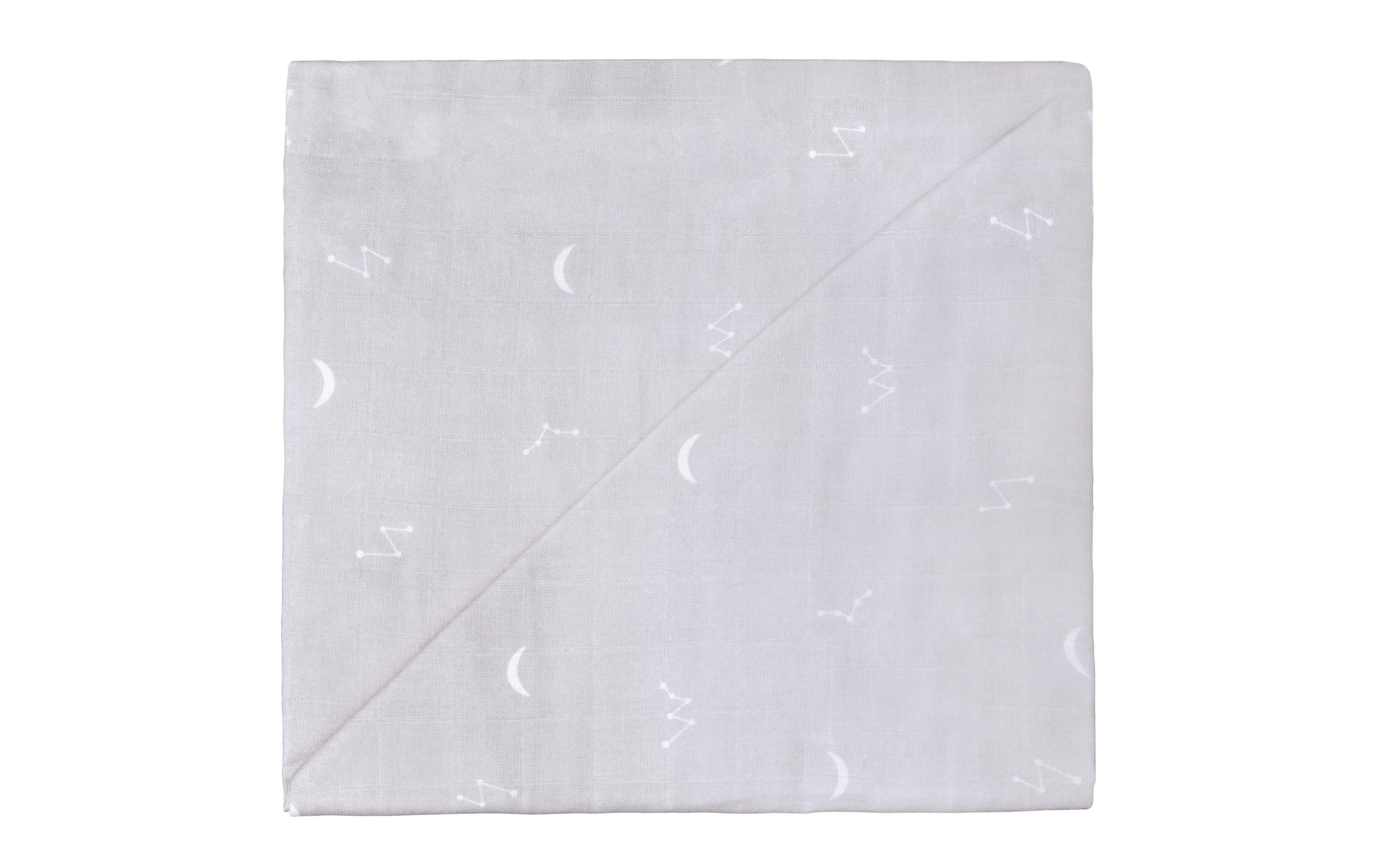 Mulltuch Night Sky 120 cm x 120 cmGaze-Tuch für Babys