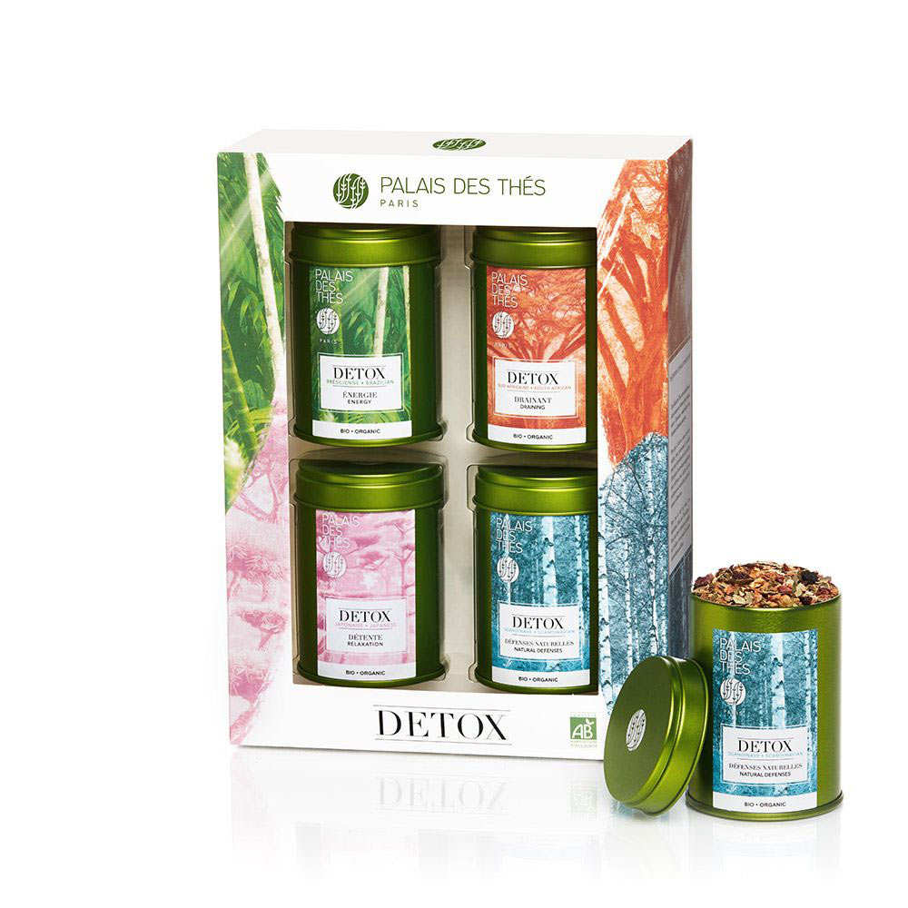 Coffret Detox bio en boîte vrac - Le Palais des Thés