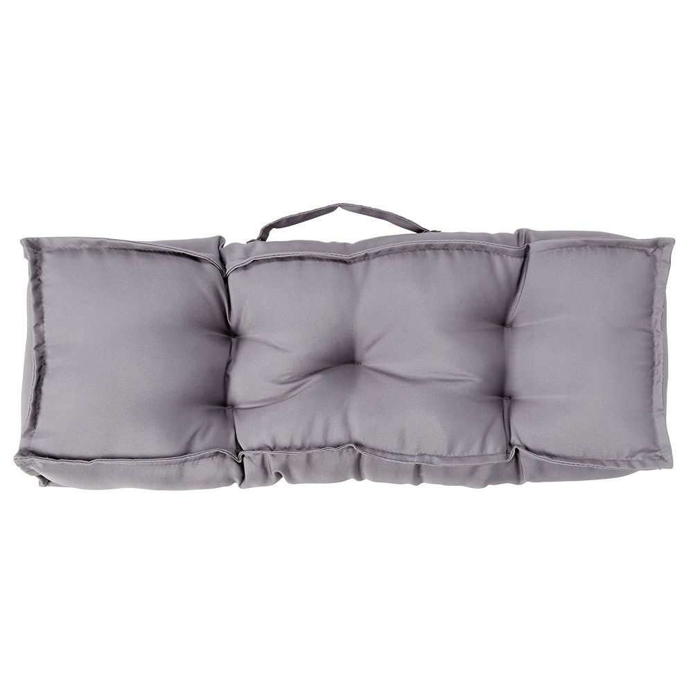 Coussin de sol uni jaune ou gris 58x20 cm