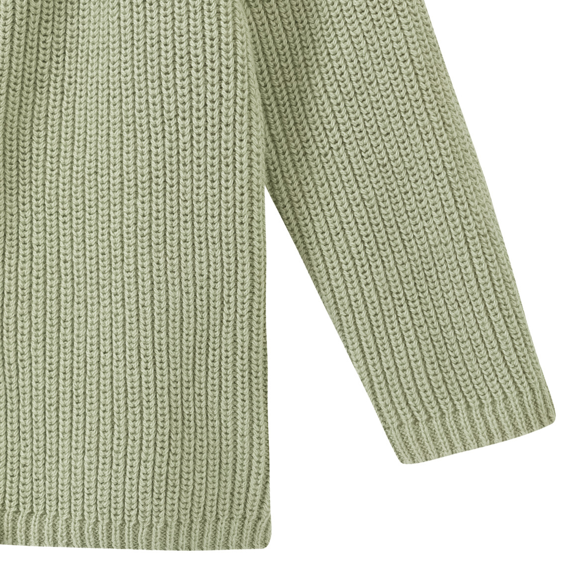 Topomini Pure Collection Newborn Strickjacke mit Knopfleiste oliv
