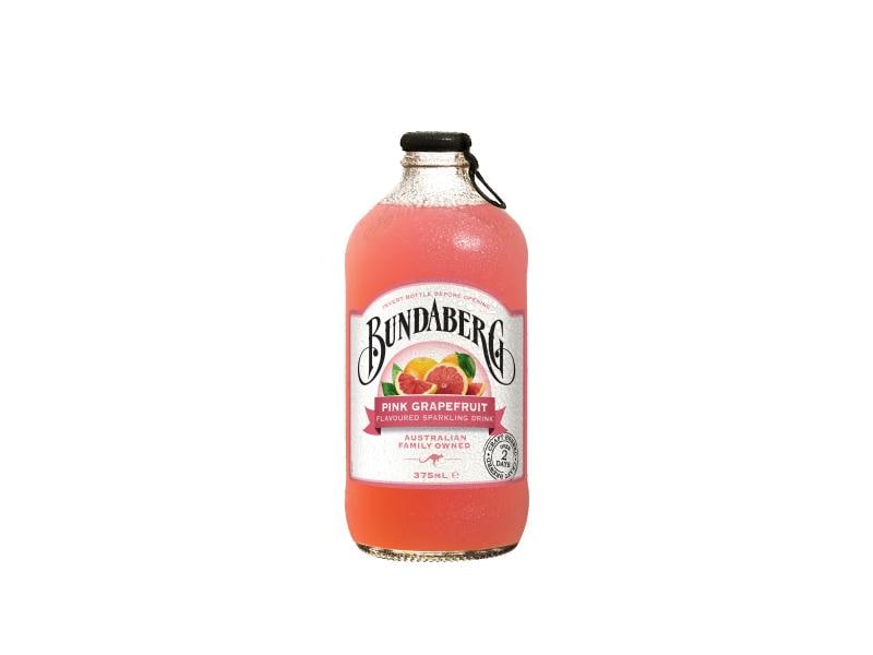 Bundaberg Soft-Drinks Pink Grapefruit 4 x 0.375 l Kohlensäurehaltiges Erfrischungsgetränk mit Grapefruit