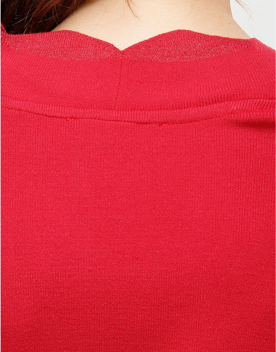 Pull cache-coeur rouge