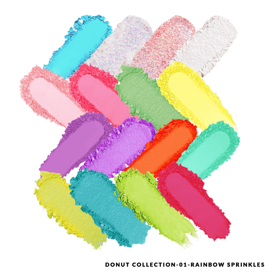 KimChi Chic Donut Collection Eyeshadow Palette Rainbow Sprinkles 12,8g