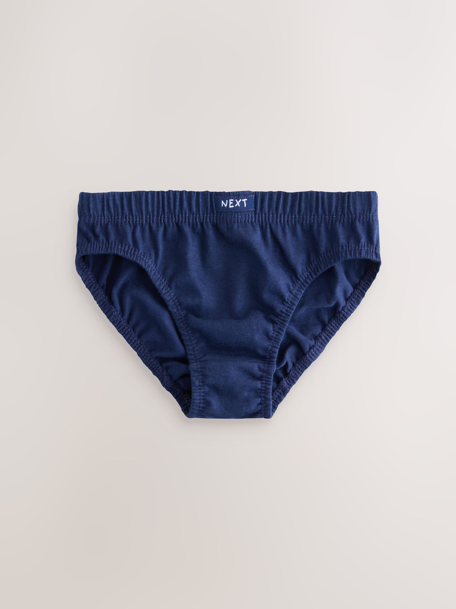 Blauw - 100% katoenen slip verpakking van 7 (1,5 - 16 jr)