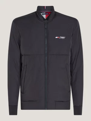 Jaqueta Bomber Acolchoada com Logo Esportivo