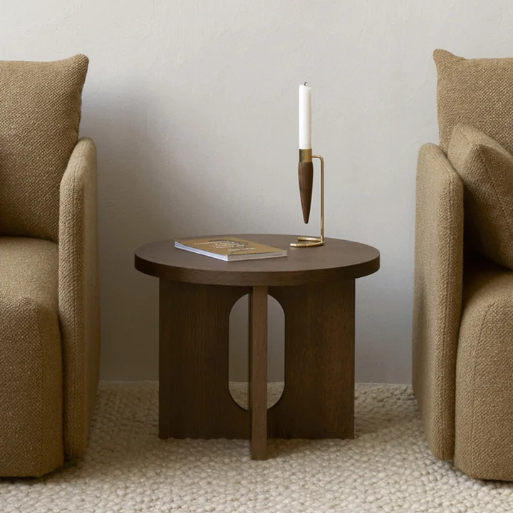 Audo - Offset Sessel, gold (Audo Bouclé 06)