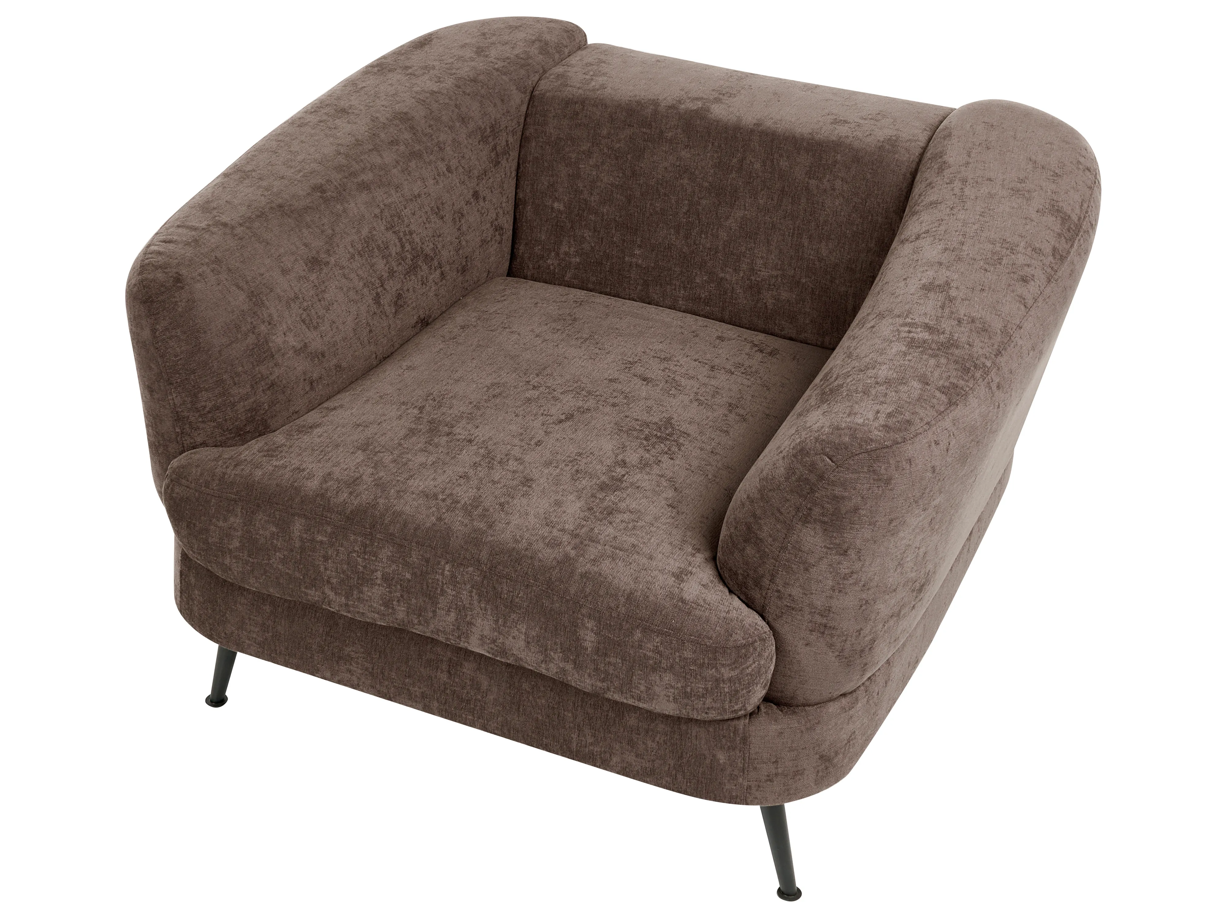 Bankenset 3-zits KJAER Chenille Donkerbruin