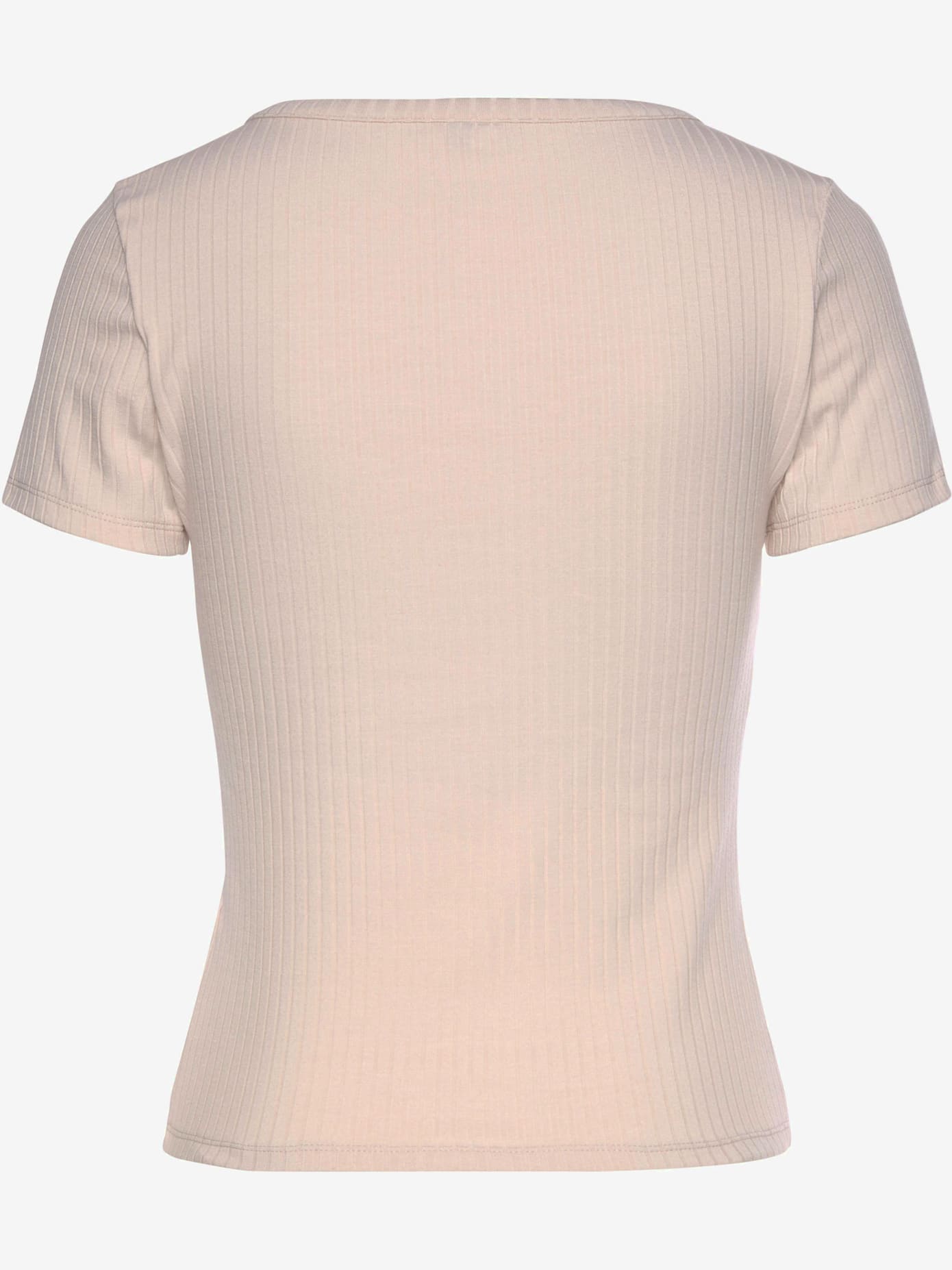 T-shirt à manches courtes encolure en v dégagée