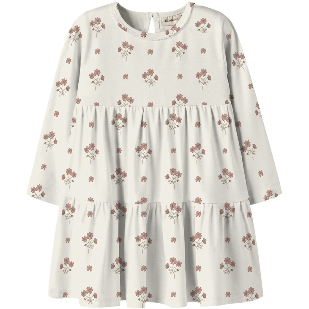 Køb Lil'Atelier Coconut Milk Flower Pink Nmflayo Sif Ls Kjole Lil