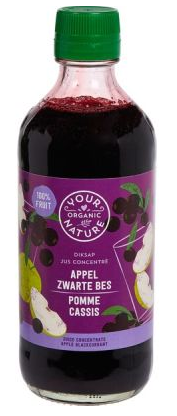 Your Organic Nature Diksap appel zwarte bes 400ml