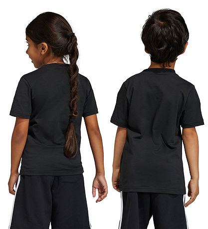 adidas Performance T-shirt - LK BL CO TEE - Sort/Hvid
