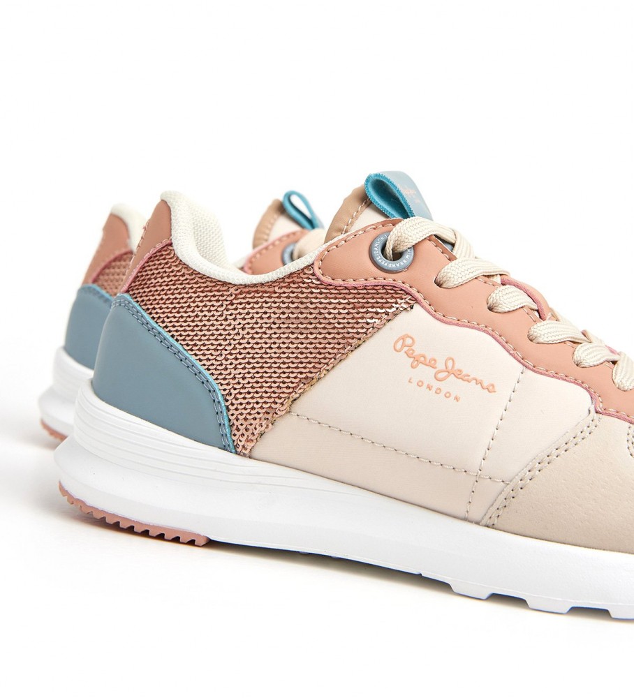 Tênis bege Pepe Jeans York Fancy G