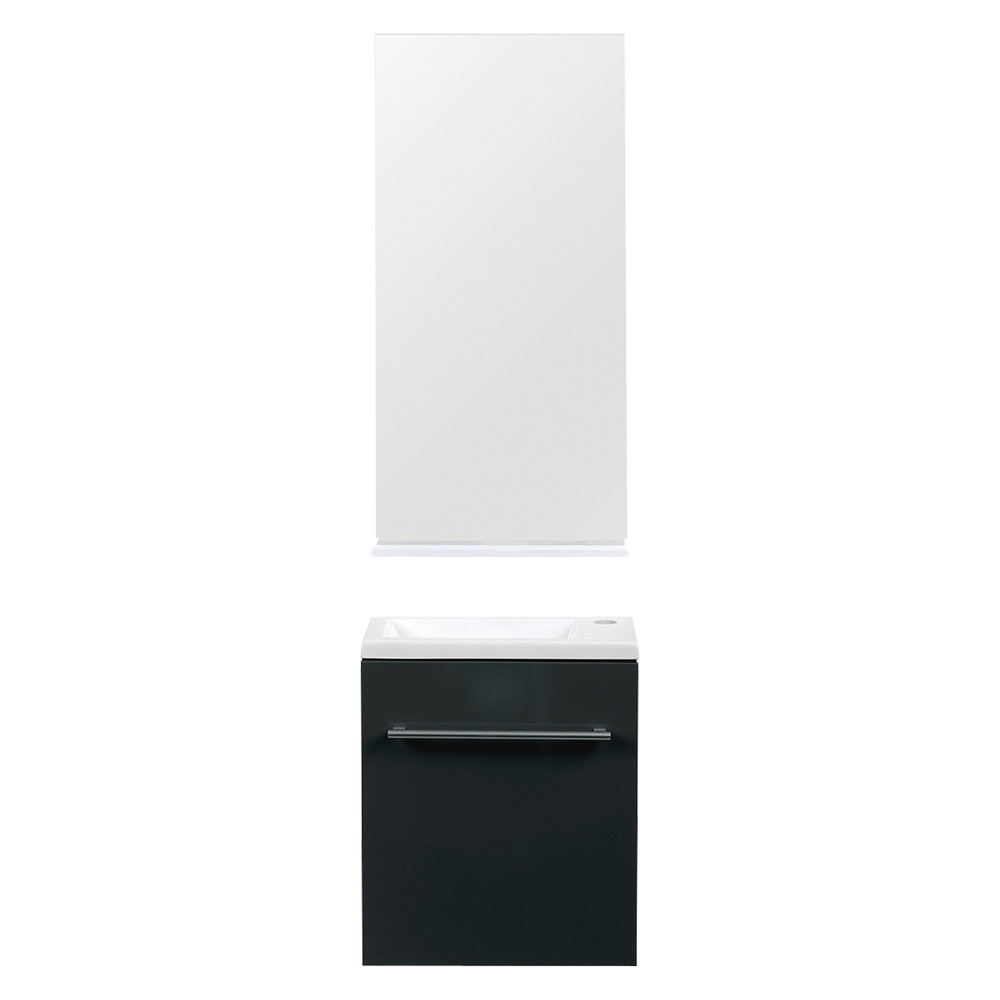 Differnz Tight badmeubel set 40cm zwart