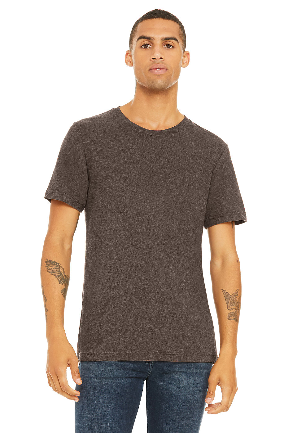 Bella Canvas BE3413 - T-SHIRT HOMME TRIBLEND COL ROND