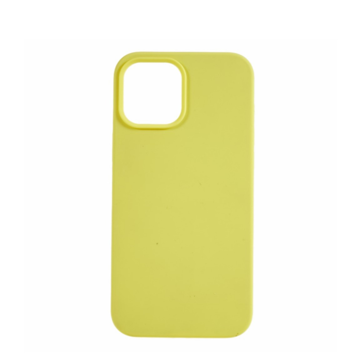 iPhone 12 / iPhone 12 Pro Soft Touch Silikon Case Schutzhülle - Gelb