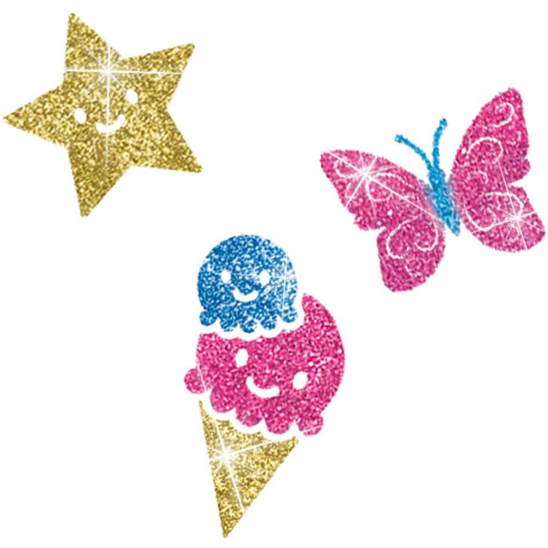 Ses creative diy kindertattoos glitter