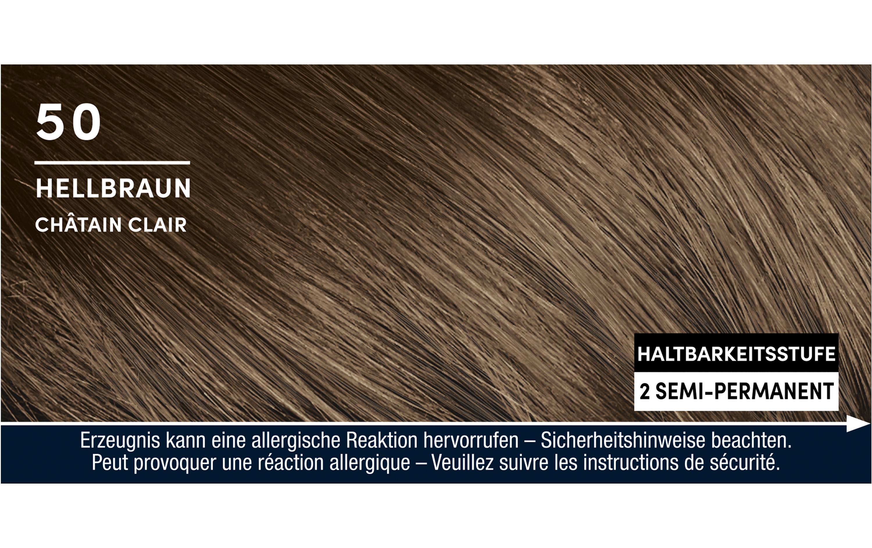 Haarcoloration Anti-Grau 50 HellbraunLeicht anzuwendende Gel-Coloration für Männer