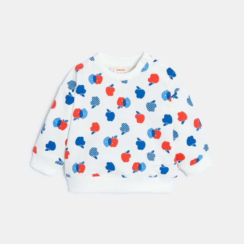 Sweat bébé garçon à motifs fruités beige Catimini Beige