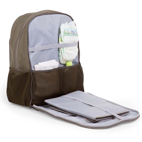 Daddy Bagpack Sac à langer Canvas Kaki - CHILDHOME