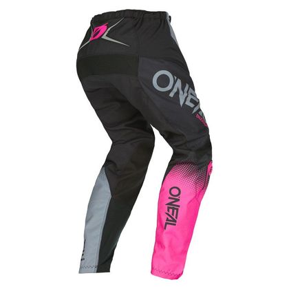 Pantalon cross O'Neal ELEMENT WOMENS - RACEWEAR V.22 - BLACK GRAY PINK 2023 - Gris / Rose