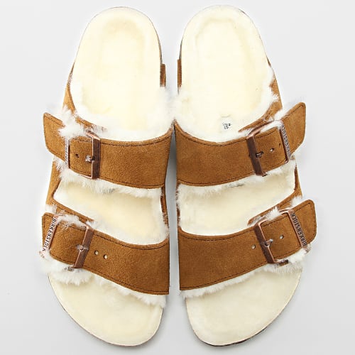 Sandales Arizona Shearling Mink