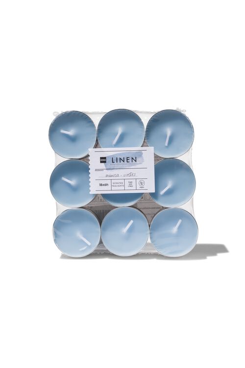 18 bougies d’ambiance parfumées linen