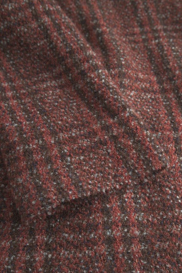 Nué Notes Glasgow Jacket Red blue check