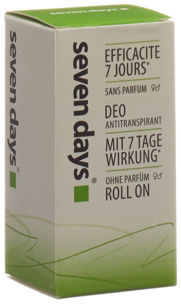 SEVEN DAYS Deo Antitranspirant<br>50 ml, Roll-on