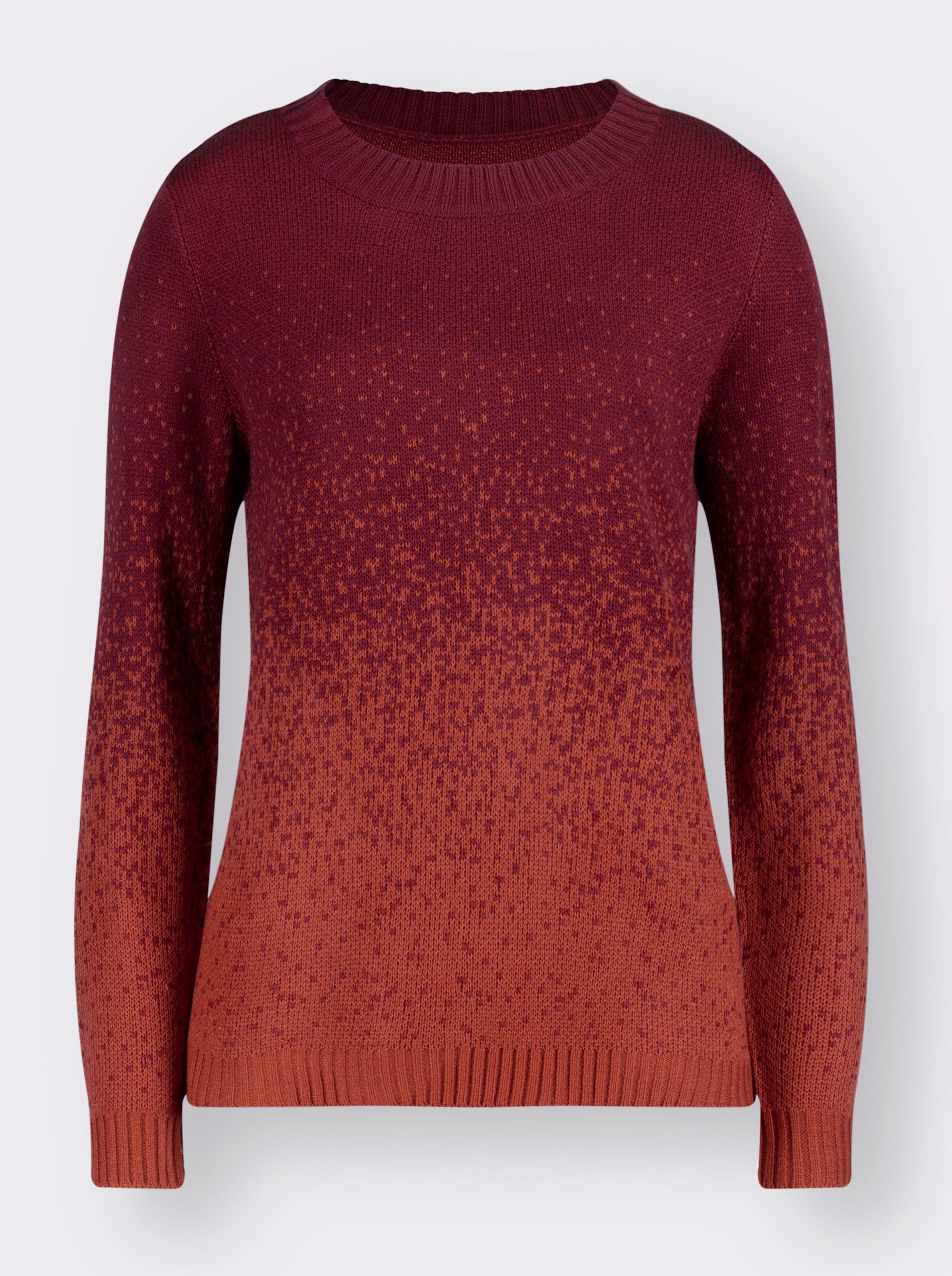 Jacquardpullover aus Jacquard-Strick