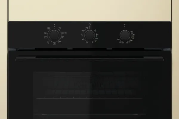 Whirlpool OMK38HU0B - Ovn - til indbygning - niche - bredde: 56 cm - dybde: 56 cm - højde: 58.3 cm - med selv-rengøring - Klasse A - sort