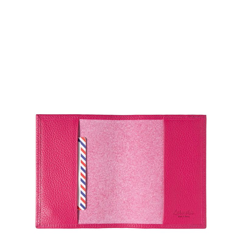 Porte-passeport Louis en cuir grainé Vie en Rose
