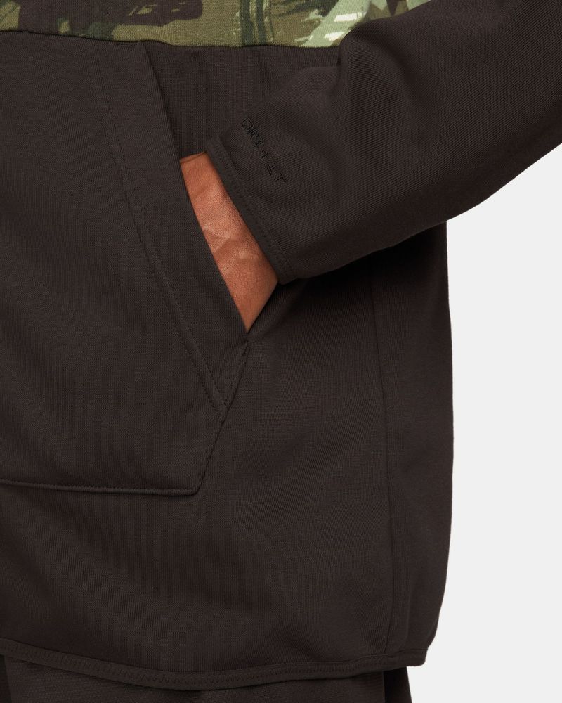 Sweat zippé à capuche Nike Dri-FIT Fleece pour homme