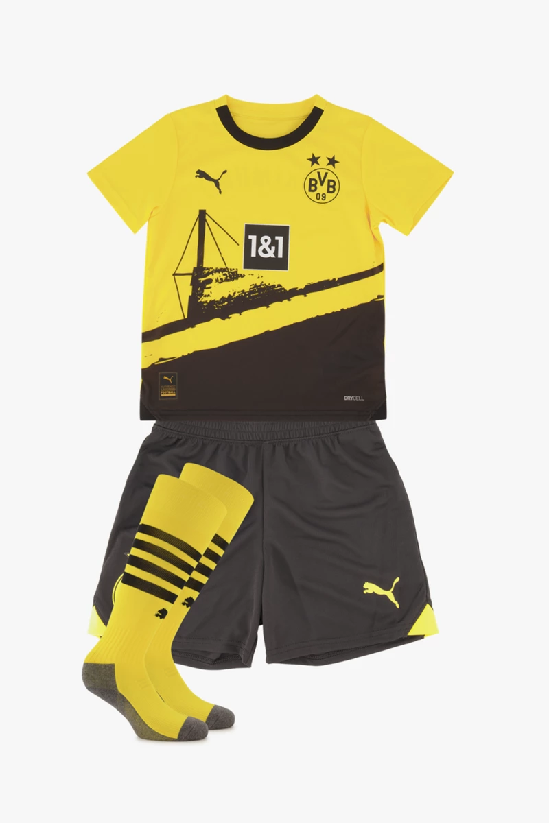 Puma Borussia Dortmund Home Replica Kinder Fussballset 2324