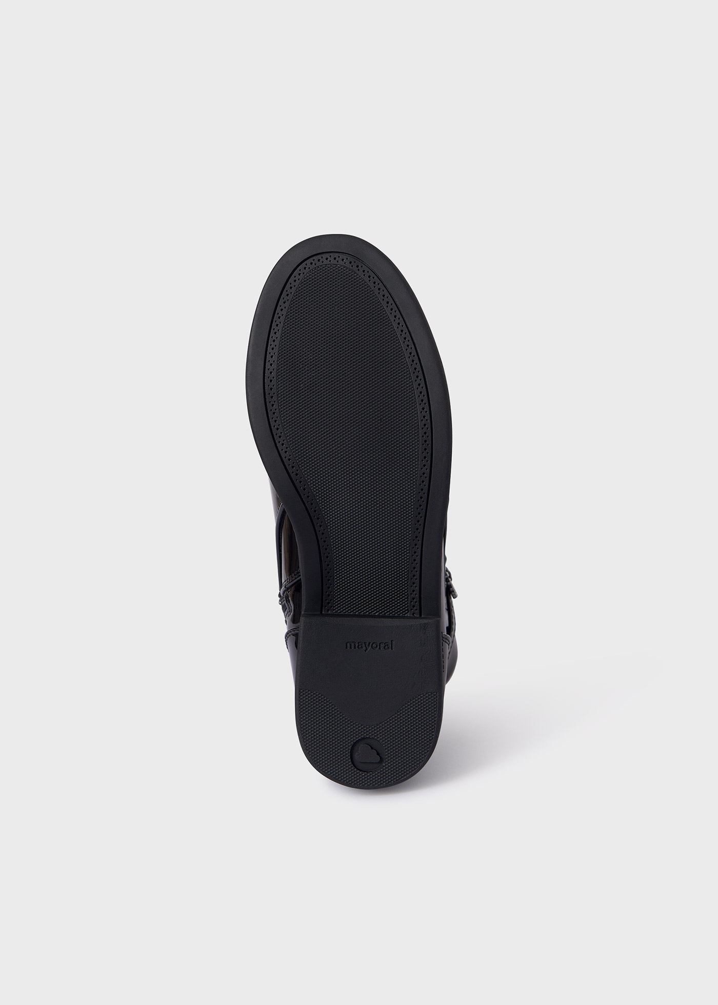 Botas de cano curto em verniz para meninas
