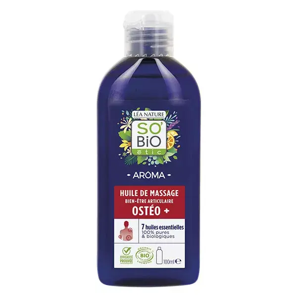 Óleo de Massagem Osteo+ Orgânico So'Bio Étic Aroma 100ml