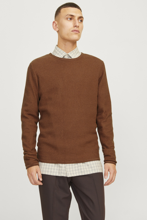 Jack & Jones bruine heren trui