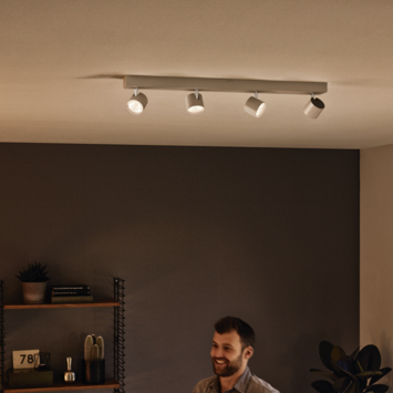 Philips Opbouwspot MyLiving Star LED Wit 4 x 4.5W