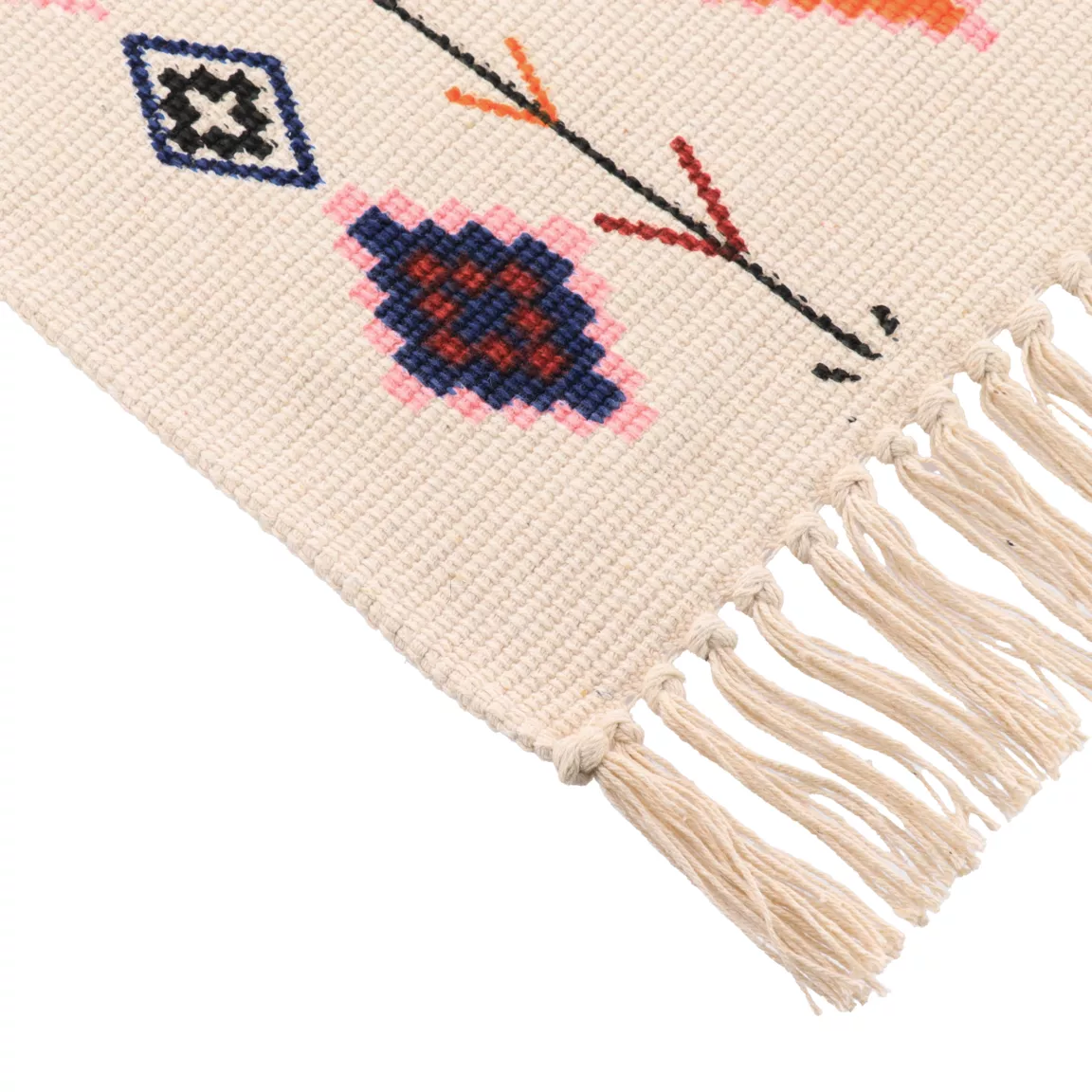 Tapis de salon coton (45 x 90 cm) Tulum Multicolore
