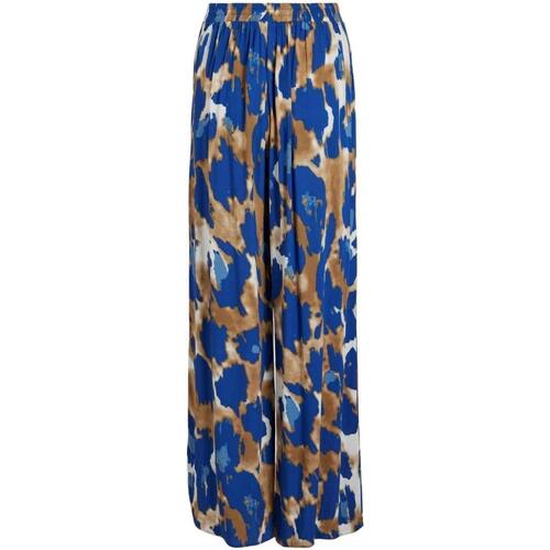 Vila - VIGALTA TOGA HW STRAIGHT PANTS Azul