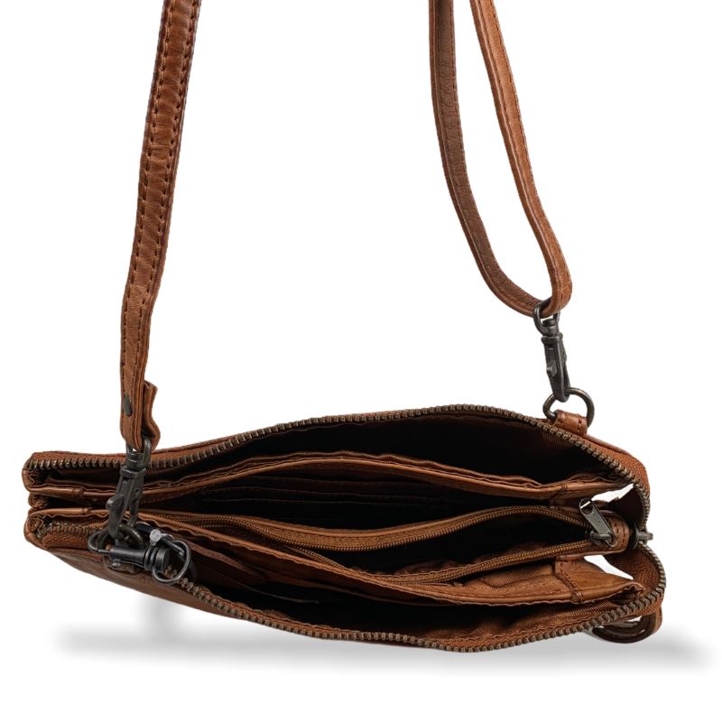 Bear Design Clutch / Tas Uma Cognac