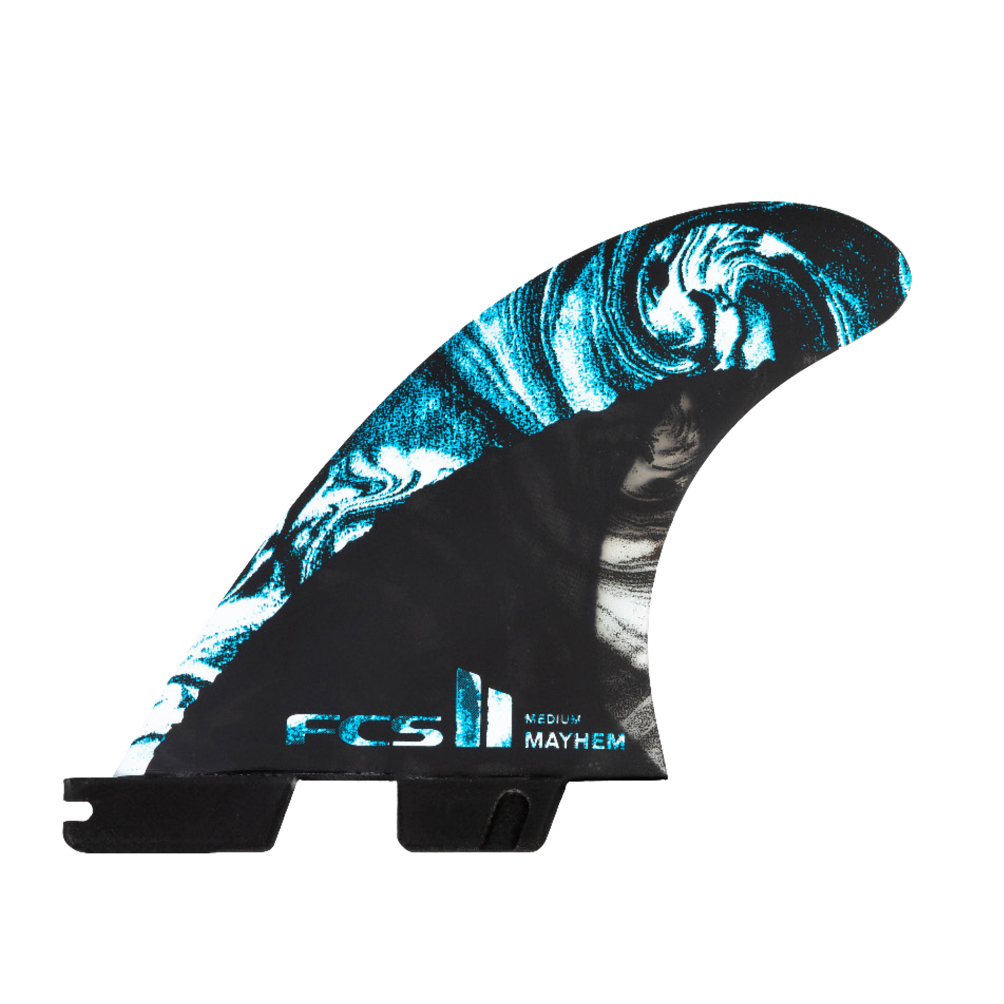 FCS FCS II MB PC Carbon Blue - Medium Thruster-Quad
